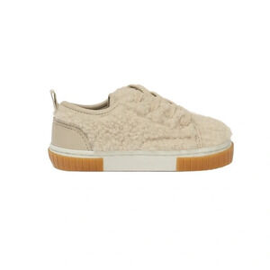 Zara Baby Kids Sherpa Shoes in Cream Beige | size 23 / US 7